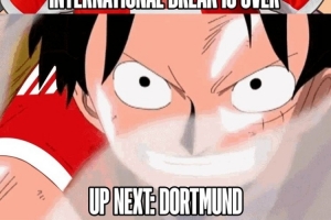 德甲天王山之战!拜仁晒对多特海报:穿拜仁球衣的海贼王路飞 德甲天王山之战!拜仁晒对多特海报:穿拜仁球衣的海贼王路飞