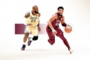 情怀拉满!骑士官推晒詹姆斯米切尔海报宣传1月底主场战湖人比赛 情怀拉满!骑士官推晒詹姆斯米切尔海报宣传1月底主场战湖人比赛