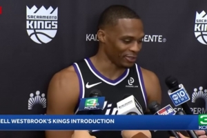 生涯还有要实现的目标吗?威少:没有 大家通常都会说总冠军 生涯还有要实现的目标吗?威少:没有 大家通常都会说总冠军