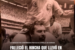 著名球迷塞哈斯去世,86年世界杯他和马拉多纳的合影已成经典瞬间 著名球迷塞哈斯去世,86年世界杯他和马拉多纳的合影已成经典瞬间