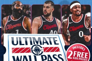 快船新赛季主场球迷墙区域季票仅售495美元 平均票价12美元一场 快船新赛季主场球迷墙区域季票仅售495美元 平均票价12美元一场