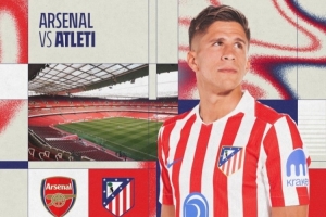 马竞晒欧冠客战阿森纳海报:朱利亚诺-西蒙尼单人出镜 马竞晒欧冠客战阿森纳海报:朱利亚诺-西蒙尼单人出镜