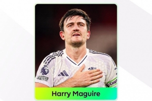 双红会绝杀!马奎尔当选英超官方第8轮最佳球员 双红会绝杀!马奎尔当选英超官方第8轮最佳球员