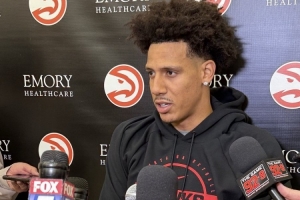 揭幕战打猛龙!杰伦-约翰逊:上赛季对阵时我受的伤 这有额外动力 揭幕战打猛龙!杰伦-约翰逊:上赛季对阵时我受的伤 这有额外动力