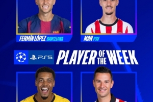 欧冠官方本轮最佳球员候选:费尔明领衔、恩梅查、丹尼斯-曼在列 欧冠官方本轮最佳球员候选:费尔明领衔、恩梅查、丹尼斯-曼在列