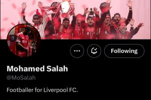 耐人寻味!萨拉赫不仅换掉利物浦元素头像,连简介和背景图也删了 耐人寻味!萨拉赫不仅换掉利物浦元素头像,连简介和背景图也删了