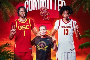 NBA名宿拉特利夫双胞胎儿子承诺南加大！均为四星七尺内线！