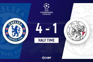 半场-切尔西暂4-1十人阿贾克斯 吉乌破门凯塞多建功恩佐点射 半场-切尔西暂4-1十人阿贾克斯 吉乌破门凯塞多建功恩佐点射