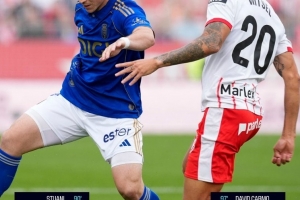 疯狂!皇家奥维耶多97分钟读秒绝平3-3赫罗纳,单场三粒点球 疯狂!皇家奥维耶多97分钟读秒绝平3-3赫罗纳,单场三粒点球