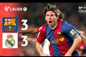 巨星崛起!07年国家德比,19岁梅西帽子戏法,巴萨3-3绝平皇马 巨星崛起!07年国家德比,19岁梅西帽子戏法,巴萨3-3绝平皇马