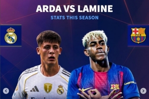 德转对比本赛季关键数据:居莱尔12场3球5助攻 亚马尔7场3球5助攻 德转对比本赛季关键数据:居莱尔12场3球5助攻 亚马尔7场3球5助攻