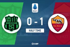 半场-迪巴拉补射破门&连场破门 罗马1-0领先萨索洛 半场-迪巴拉补射破门&连场破门 罗马1-0领先萨索洛