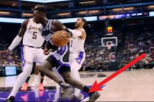 屋漏偏逢连夜雨!文森特防守中崴脚痛苦倒地 自己蹦回更衣室 屋漏偏逢连夜雨!文森特防守中崴脚痛苦倒地 自己蹦回更衣室