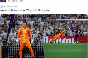 贡献9次扑救,巴萨官推晒什琴斯尼扑点瞬间并感谢其精彩发挥 贡献9次扑救,巴萨官推晒什琴斯尼扑点瞬间并感谢其精彩发挥