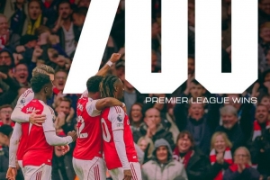 里程碑时刻!阿森纳取得队史在英超第700场胜利 里程碑时刻!阿森纳取得队史在英超第700场胜利