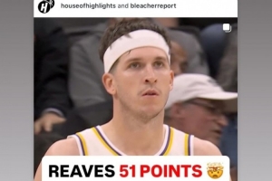 快攻被帽导致里夫斯失50+超级三双!拉拉维亚:我的错🤦♂️ 快攻被帽导致里夫斯失50+超级三双!拉拉维亚:我的错🤦♂️