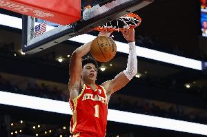 双塔发力!波津&杰伦-约翰逊首节合计9中6 砍下17分助队取得领先 双塔发力!波津&杰伦-约翰逊首节合计9中6 砍下17分助队取得领先