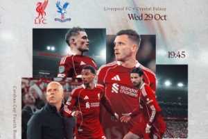 三战水晶宫!利物浦发布海报:斯洛特、维尔茨、埃基蒂克等人出镜 三战水晶宫!利物浦发布海报:斯洛特、维尔茨、埃基蒂克等人出镜