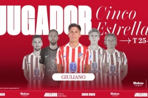 😎给老爹争脸了!朱利亚诺-西蒙尼当选马竞10月最佳球员 😎给老爹争脸了!朱利亚诺-西蒙尼当选马竞10月最佳球员