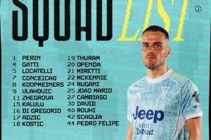 尤文联赛大名单:DV9、伊尔迪兹入选,卡卢卢、凯夫伦-图拉姆在列 尤文联赛大名单:DV9、伊尔迪兹入选,卡卢卢、凯夫伦-图拉姆在列