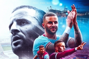 419场!沃克成为英超历史出场最多右后卫,球员社媒晒海报庆祝 419场!沃克成为英超历史出场最多右后卫,球员社媒晒海报庆祝