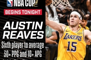 官方晒里夫斯数据!历史第6位前五场场均至少30分10助的球员! 官方晒里夫斯数据!历史第6位前五场场均至少30分10助的球员!