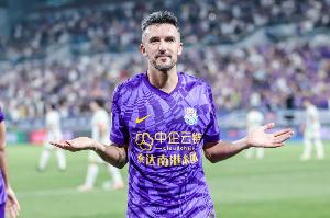 津媒：基莱斯已入16球，正冲击阿奇姆彭的津门虎球员赛季进球纪录