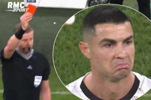 国家队生涯首次染红！C罗肘击被罚下，吃到职业生涯第13张红牌